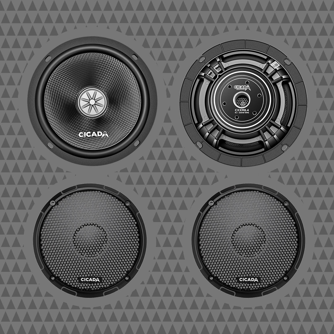 Cicada Audio CXXM8 8-inch mid-bass speakers
