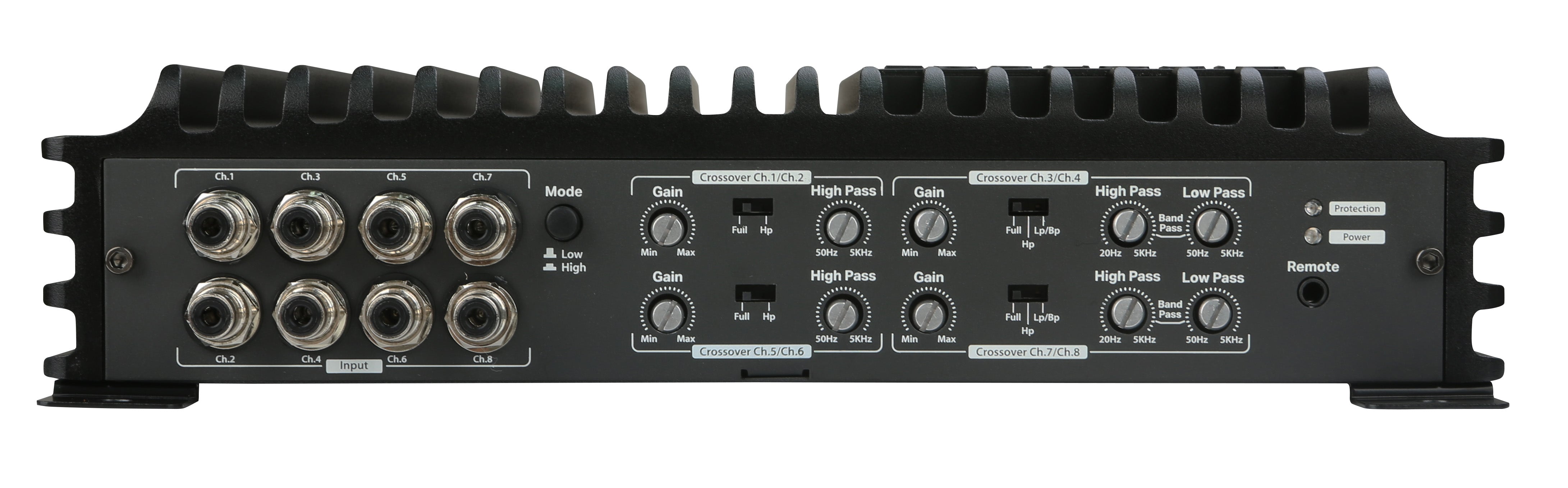 EUPHORIA EA8.600 : 8-channel Class D amplifier