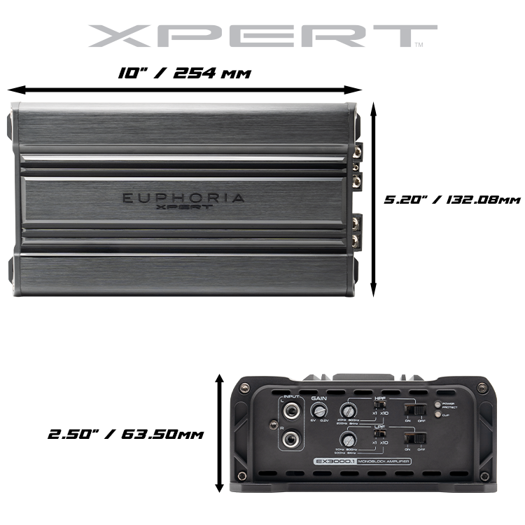 EX3000.1 : Full Range Class D Monoblock Amplifier USED CLOSEOUT