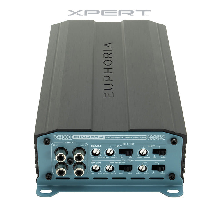 XPERT EXM400.4 : 4-Channel Class D Mini Amplifier
