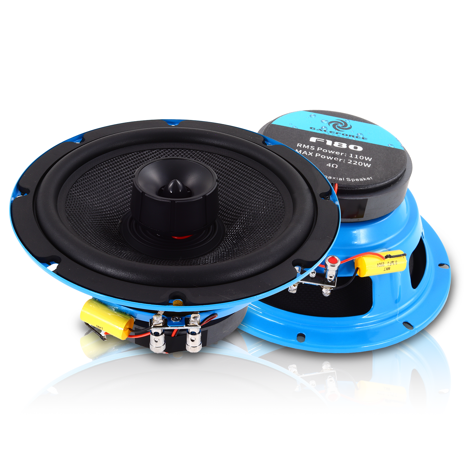 Galeforce Audio F1 8-inch weather-resistant 2-way speaker - view 1