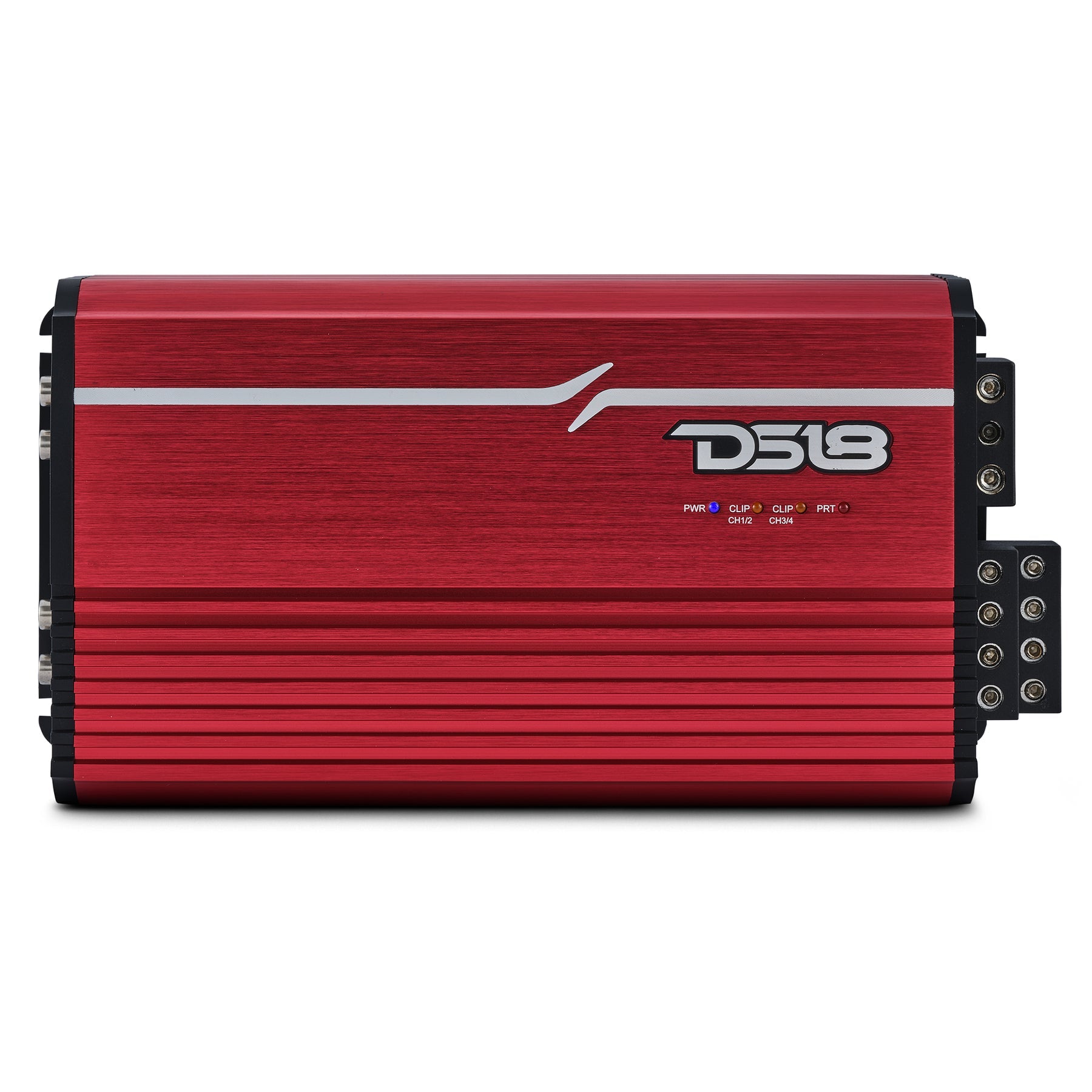 DS18 FRP-2.4K4/RD 2400W RMS 4-channel full-range amplifier - Red