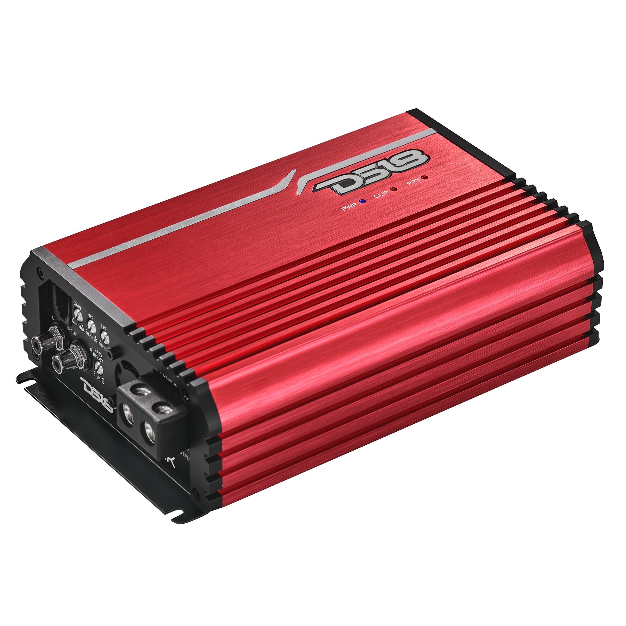 FRP Compact Full-Range Class D 1-Channel Amplifier 2,500 Watts Rms @ 1-ohm Red