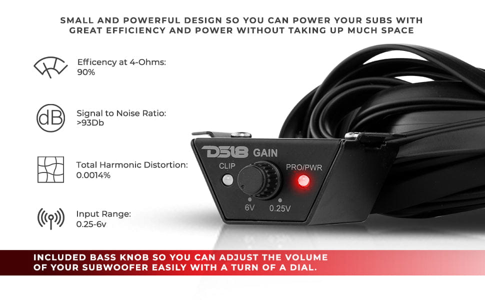 Gen-x Class d 1-channel Amplifier | 600w Rms @ 1-ohm