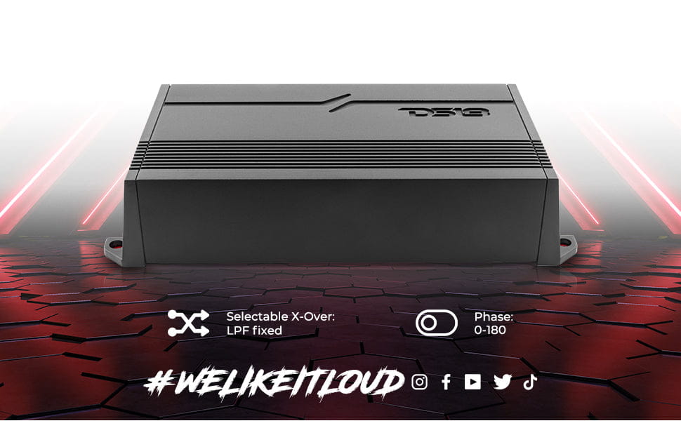 Gen-x Class d 1-channel Amplifier | 600w Rms @ 1-ohm
