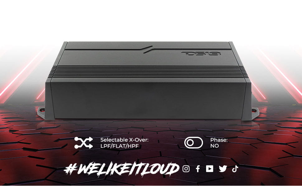 Gen-x Full-range Class d 4-channel Amplifier | 4 x 150w Rms