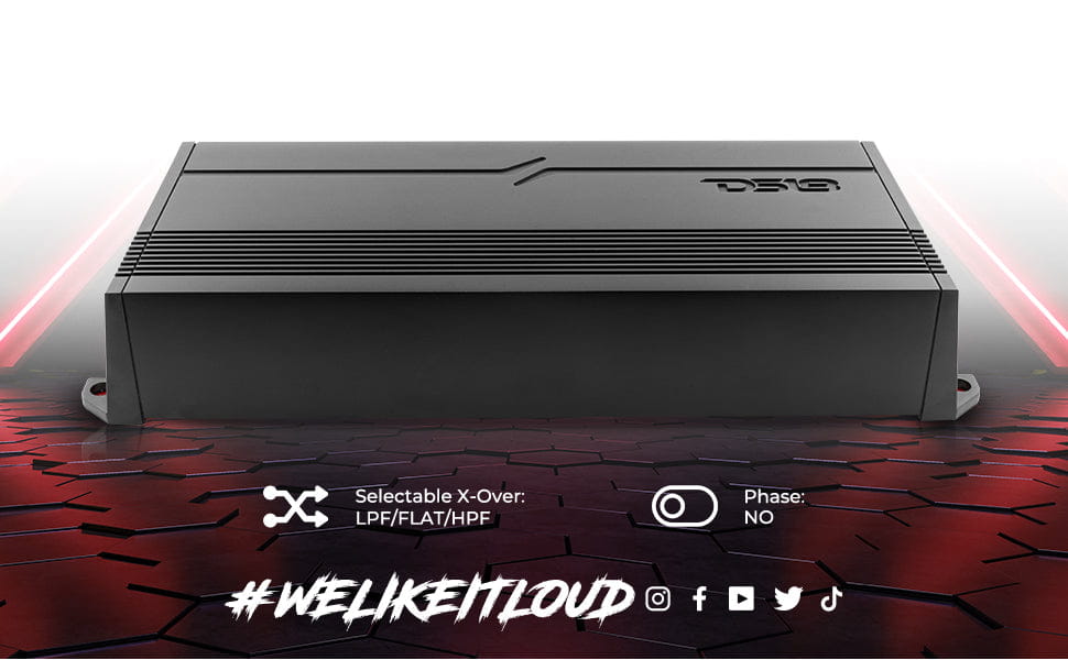 Gen-x Full-range Class d 4-channel Amplifier | 4 x 300w Rms