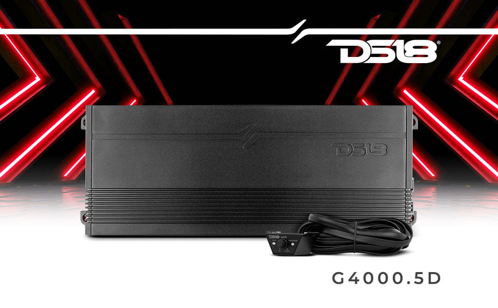Gen-x 5-channel Class d Amplifier | 4 x 130w Rms @ 4-ohm