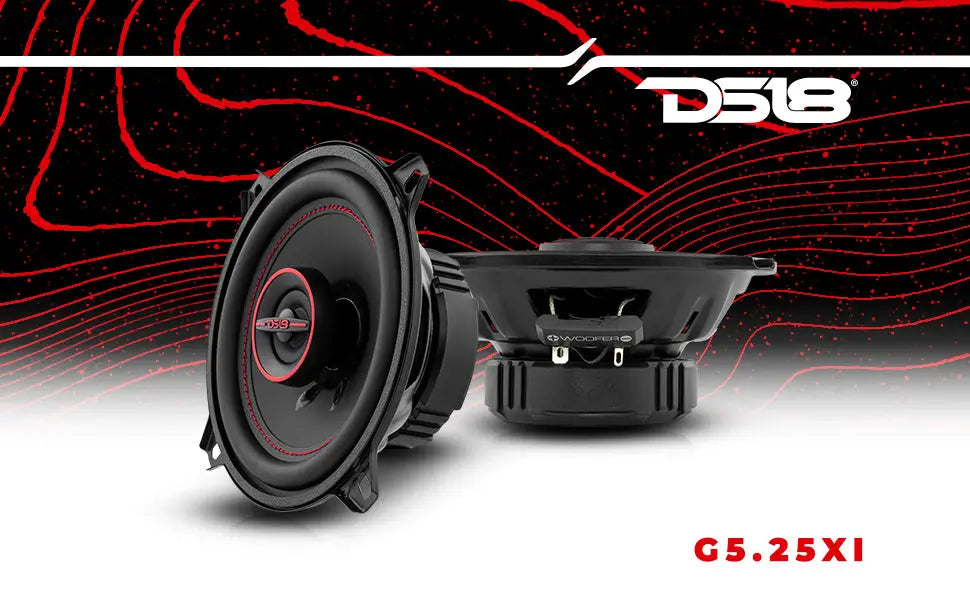 Gen-x 5.25’’ 2-way Coaxial Speakers 45 Watts Rms 4-ohm