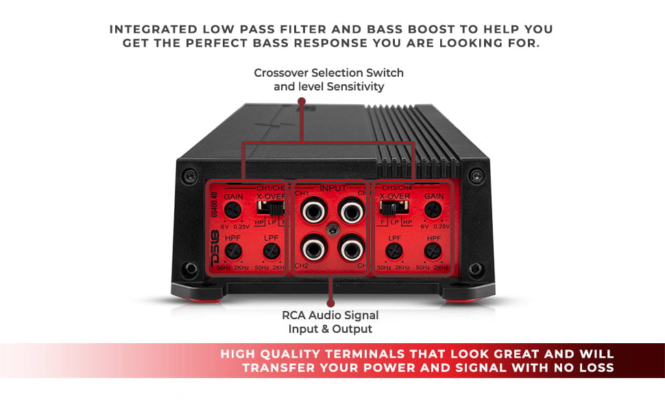 Gen-x Full-range Class d 4-channel Amplifier | 4 x 700w Rms