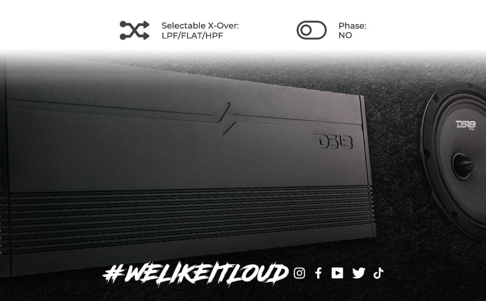 Gen-x Full-range Class d 4-channel Amplifier | 4 x 700w Rms