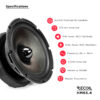 Recoil Audio HM65.4 6.5-Inch Pro Midrange Speaker