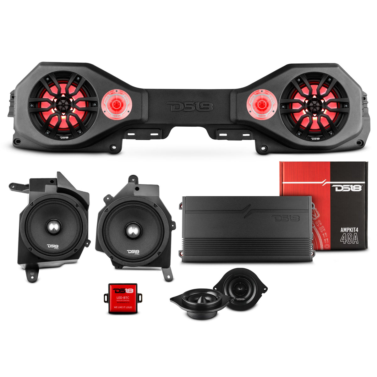 DS18 Stage 2 Jeep JL JLU JT 2018–2023 audio upgrade package