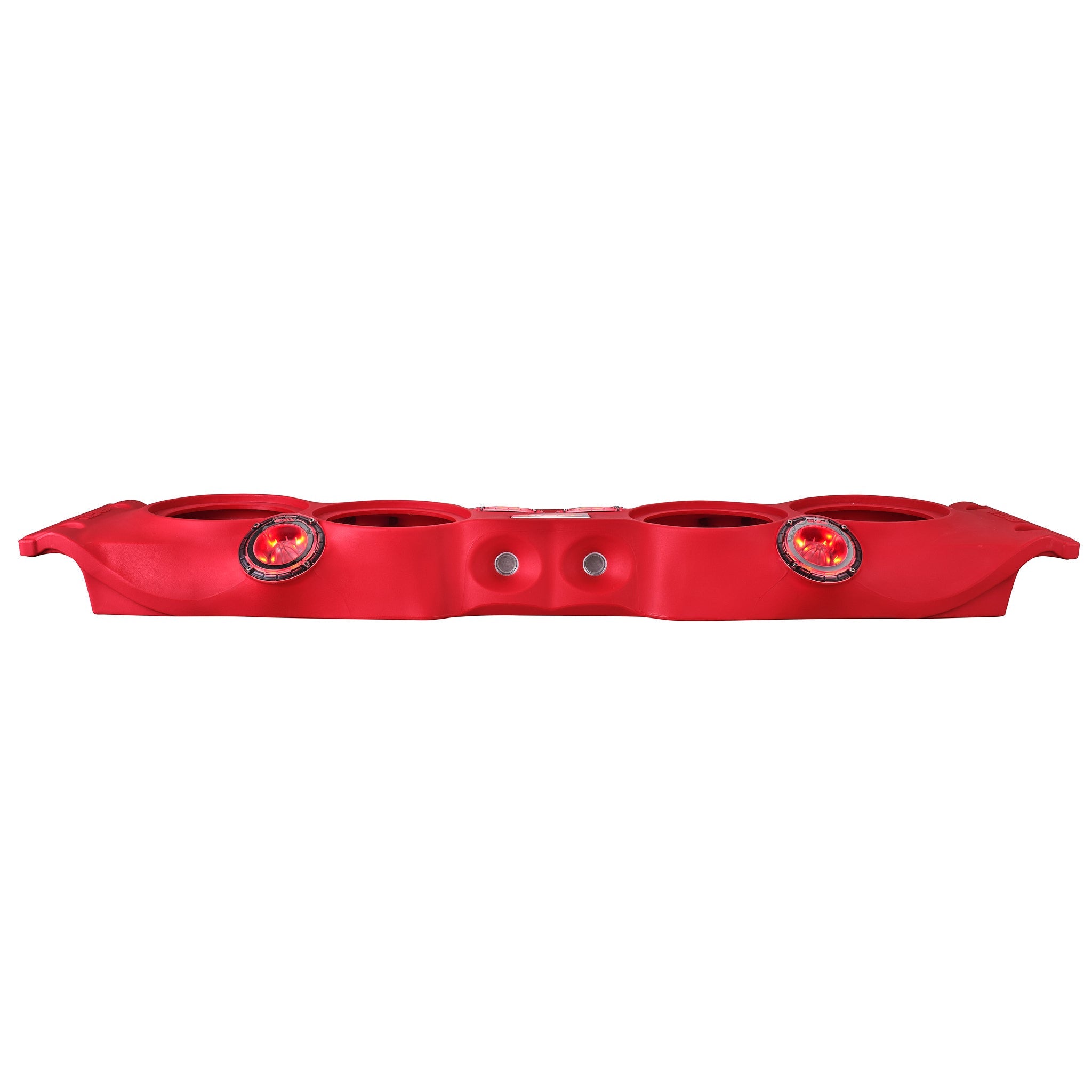 Jeep JK/JKU Overhead Sound Bar System Fits 4 X 8" Speakers (Not included) 4 X Tweeters PRO-TW4L and 2 X Drivers PRO-DRNSC1.5 and Harness Included- Red