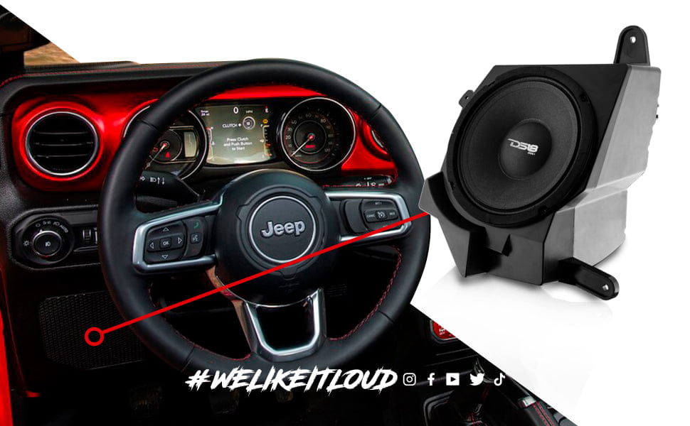 Jeep Jl/jlu/jt Dash Enclosure – Loaded 6.5” Left & Right