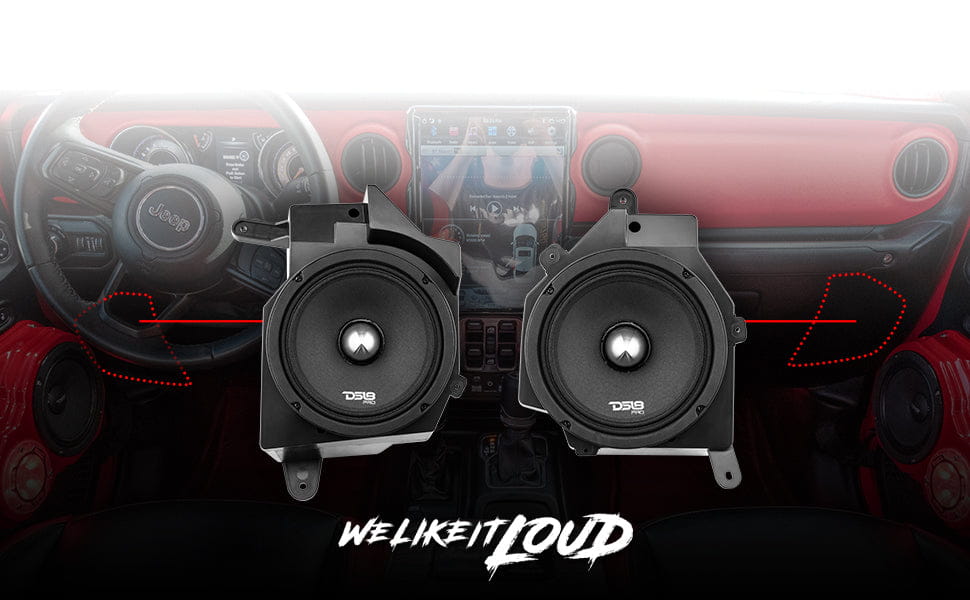 Jeep Jl/jlu/jt Dash Enclosure – Loaded 6.5” Left & Right