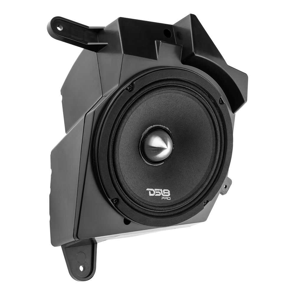 Jeep JL/JLU/JT Dash Enclosure – Loaded 6.5” Left & Right with PRO-FR6NEO, 225W RMS