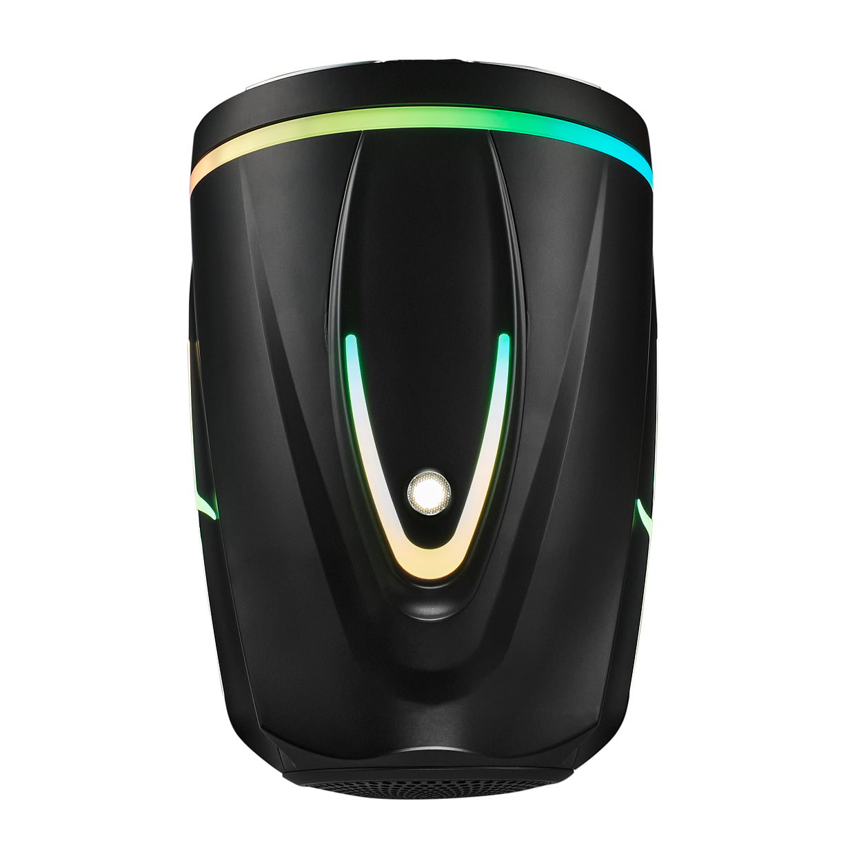 NVY 8” Marine Tower Speaker With Neodymium Magnet, Kevlar Cone, Compression Driver & Digital LED Lights | 200W RMS 4-Ohm