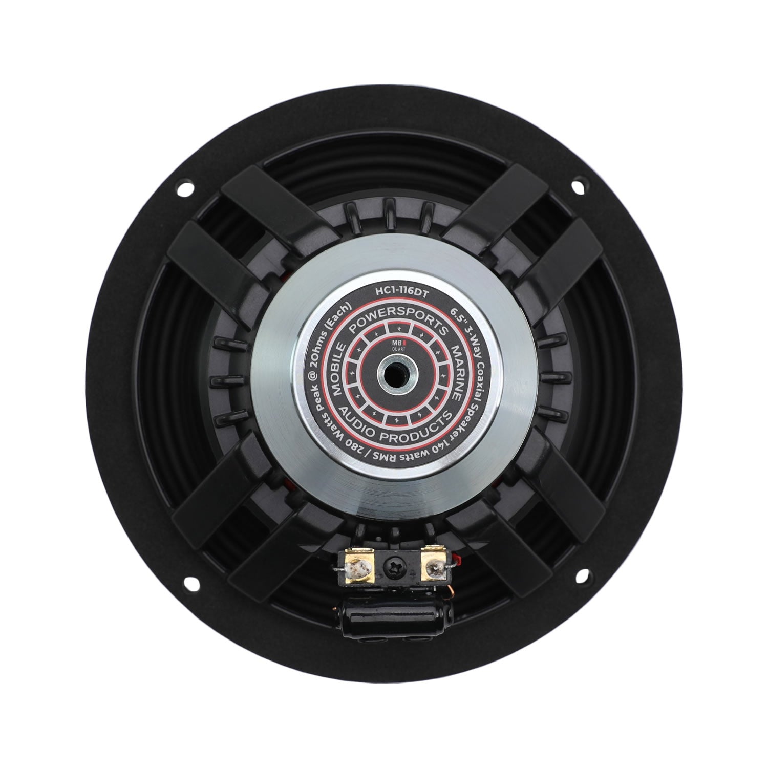 HC1-116DT 6.5 Inch 3-Way Coaxial Speaker System for Harley-Davidson®