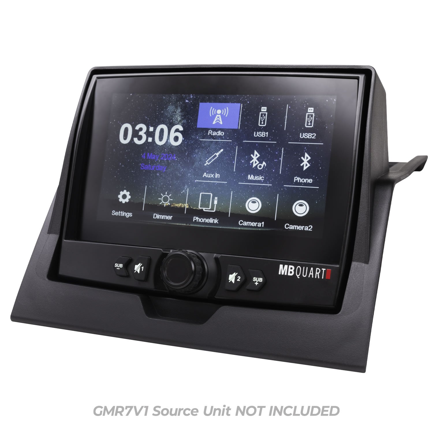 MBQRG-DASH-1 Polaris Ranger 1000 / XP 1000 Tuned GMR7V1 Source Unit Dash Installation Kit