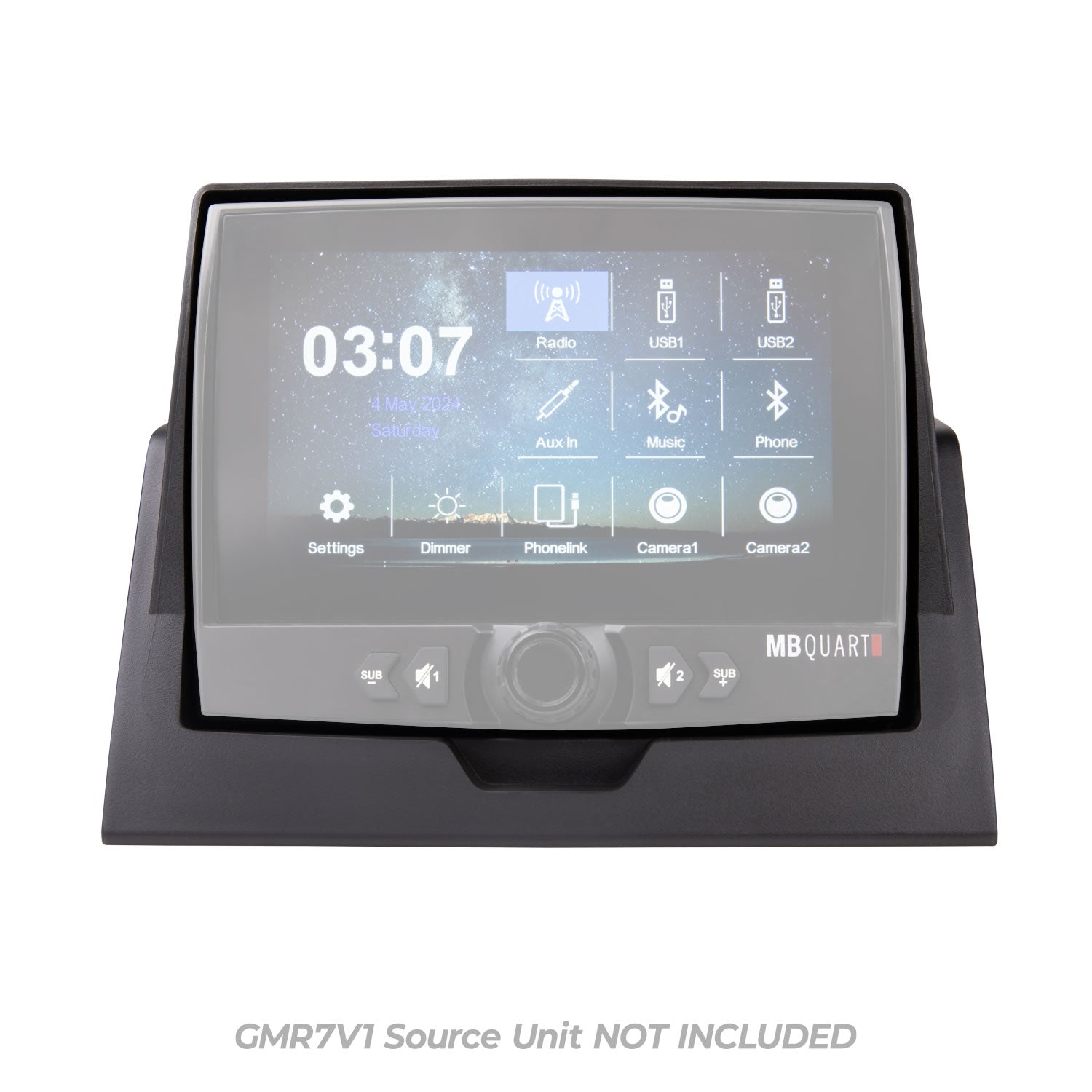 MBQRG-DASH-1 Polaris Ranger 1000 / XP 1000 Tuned GMR7V1 Source Unit Dash Installation Kit