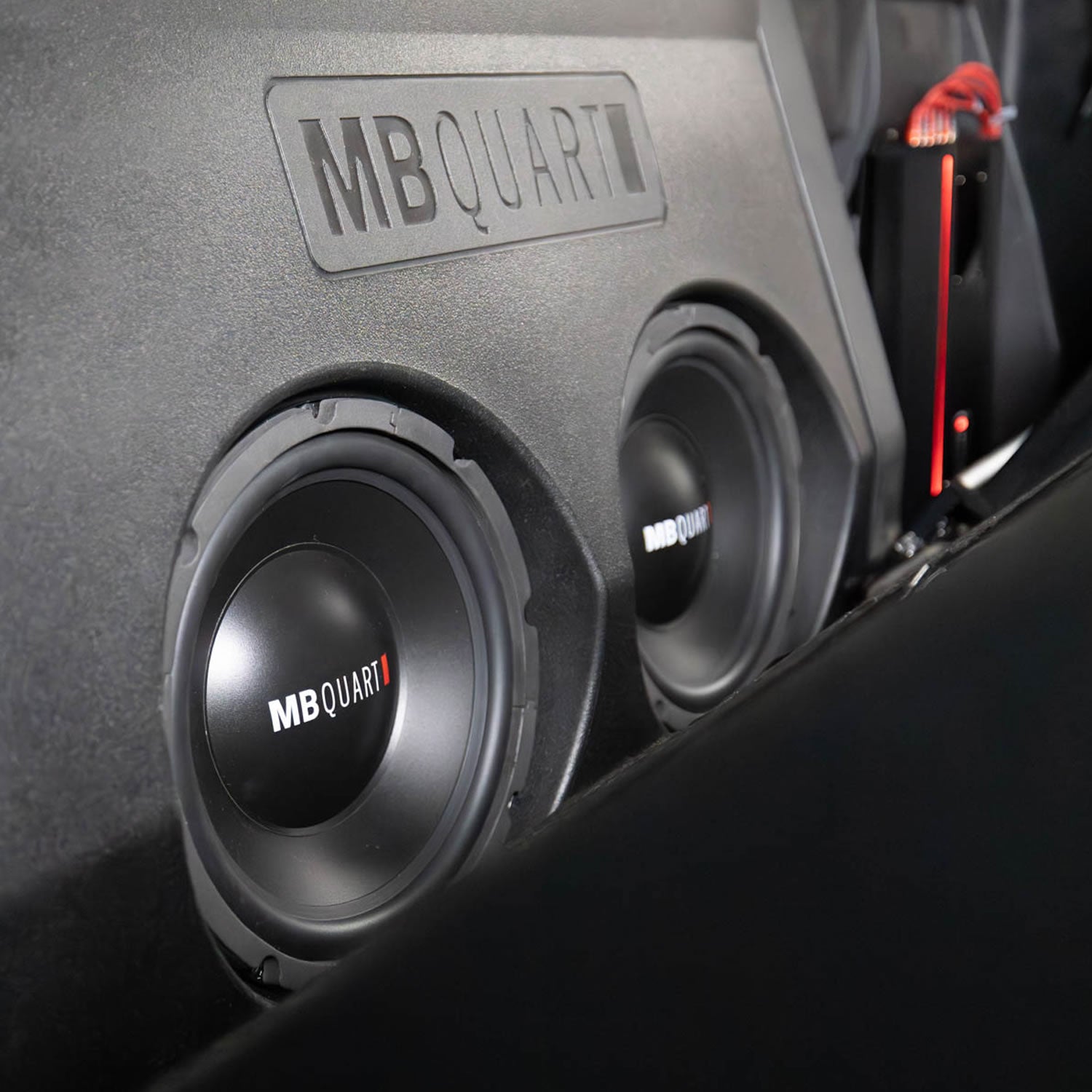 MBTAC-SUB-1 Toyota® Tacoma 2016-2023 Tuned Audio Package: Dual 10 Inch Sealed Subwoofer Upgrade