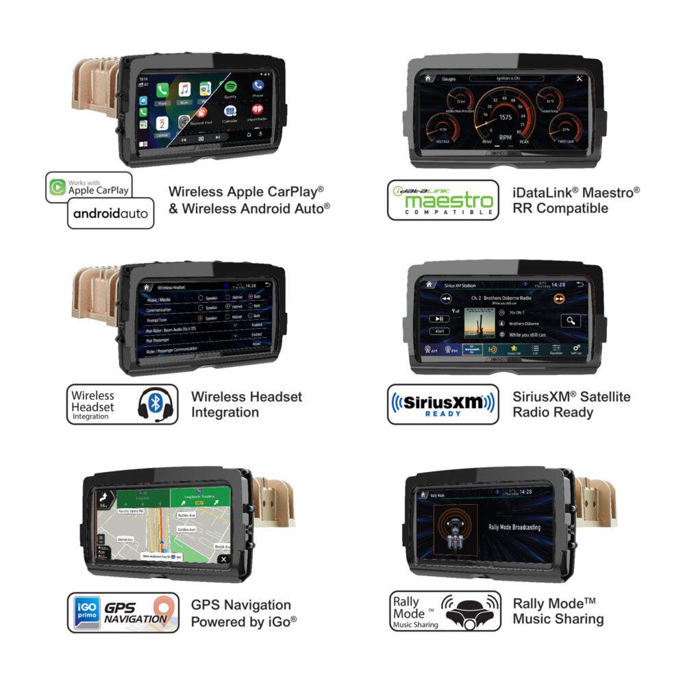 Soundstream Reserve V2 Harley-Davidson Head Unit detail view