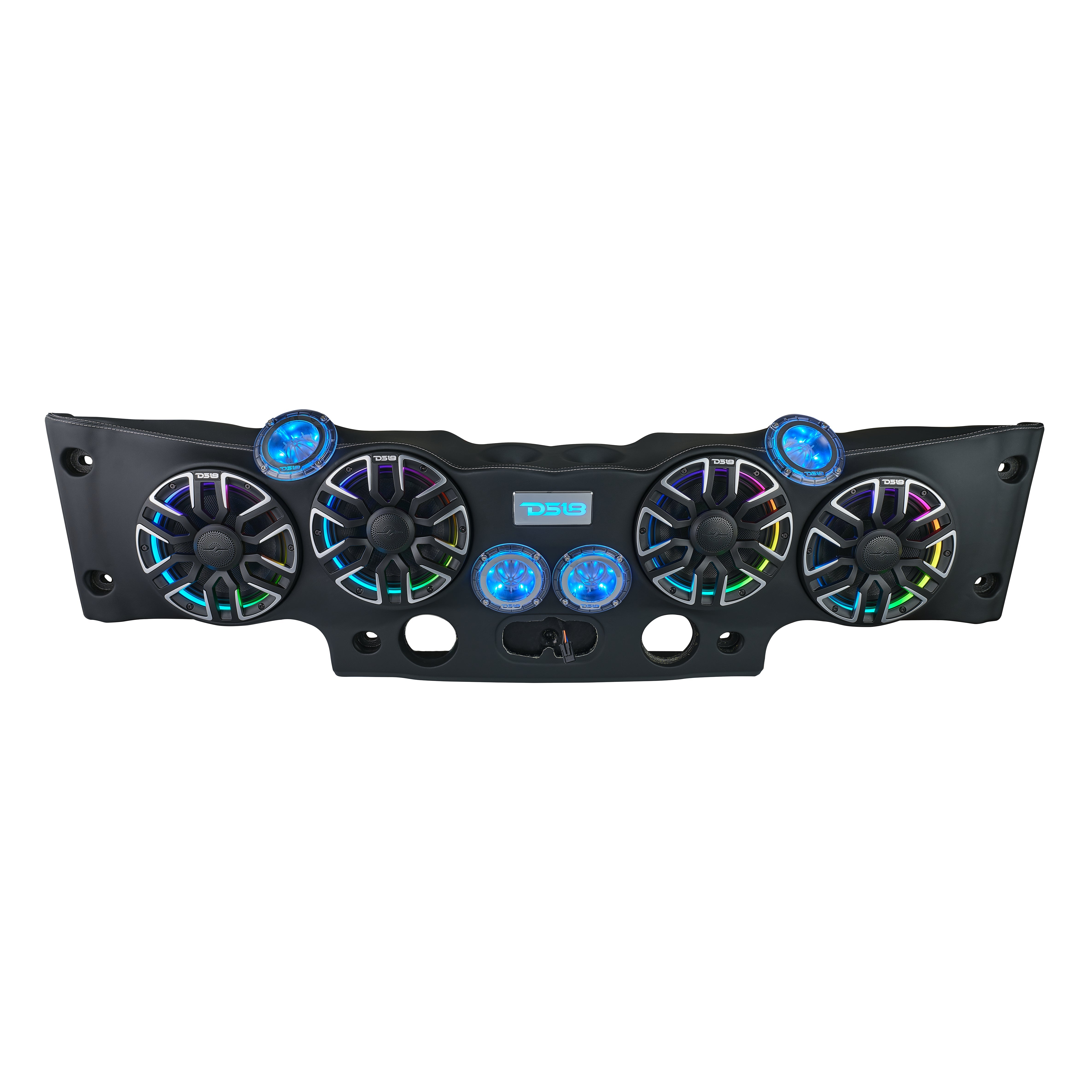 NVY Jeep JK/JKU Loaded Sound Bar - 4x 8” NVY-M8 Speakers, 4x Digital Bullet Tweeters, 2x PRO-DRNSC Drivers & LED Lighting