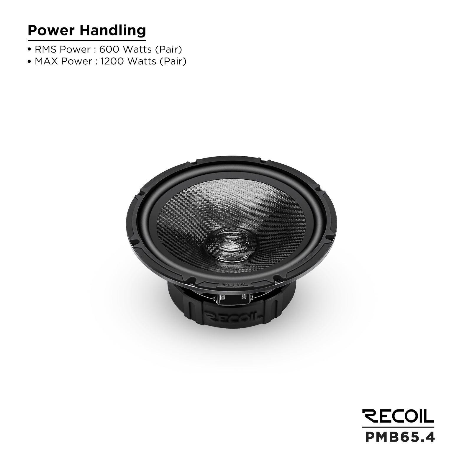 Recoil Audio PMB65.4 6.5-Inch Pro Midbass Speaker