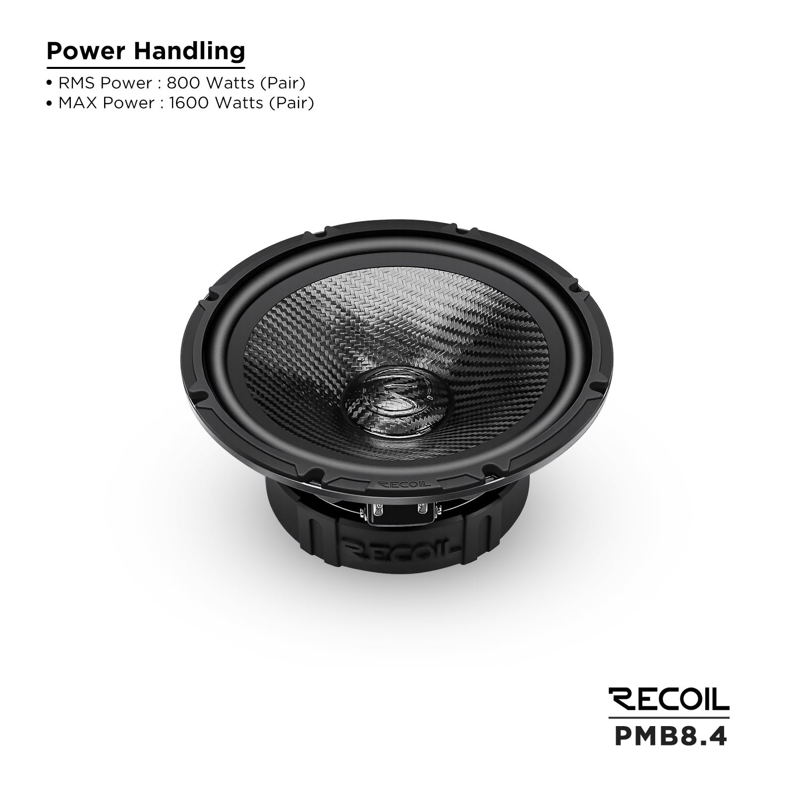 Recoil Audio PMB8.4 8-Inch Pro Midbass Speaker