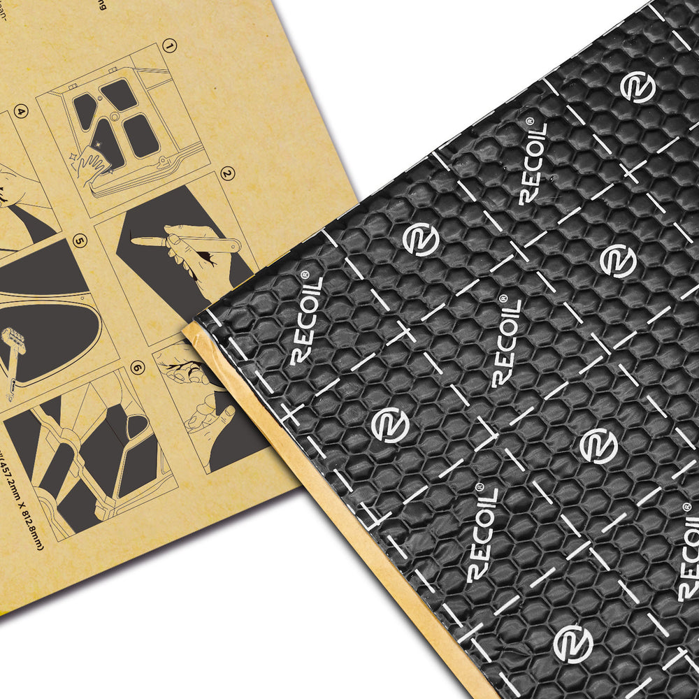 Recoil Audio PMBK Foil-Backed Butyl Sound Deadener product image | SMS Car Audio