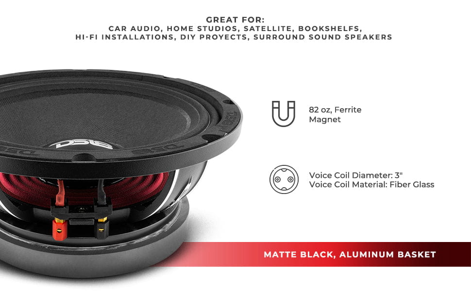 Pro-fu 10’’ Mid-range Loudspeaker 400 Watts Rms 4-ohm