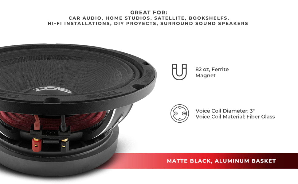 Pro-fu 10’’ Mid-range Loudspeaker 400 Watts Rms 8-ohm