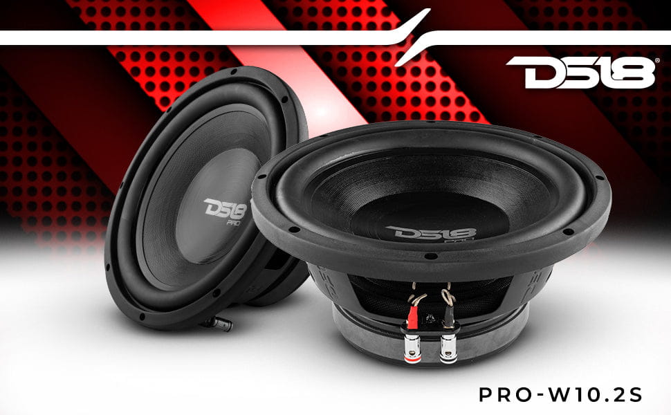 Pro 10’’ Water Resistant Woofer 350 Watts Rms 2-ohm Svc