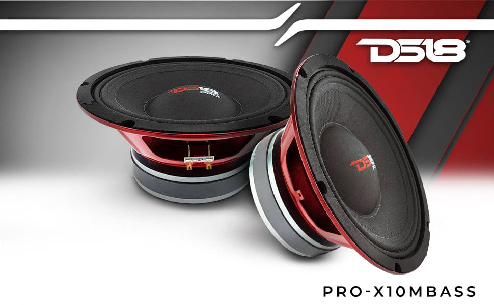 Pro-x 10’’ Mid-bass Loudspeaker 400 Watts Rms 8-ohm