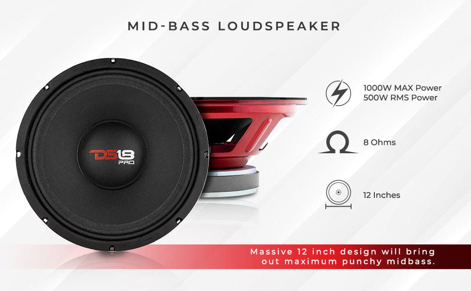 mid-bass loudspeaker 1000 watts