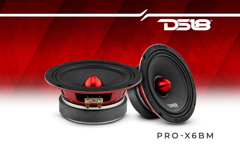 Pro-x 6.5’’ Mid-range Bullet Loudspeaker 250 Watts Rms 8-ohm