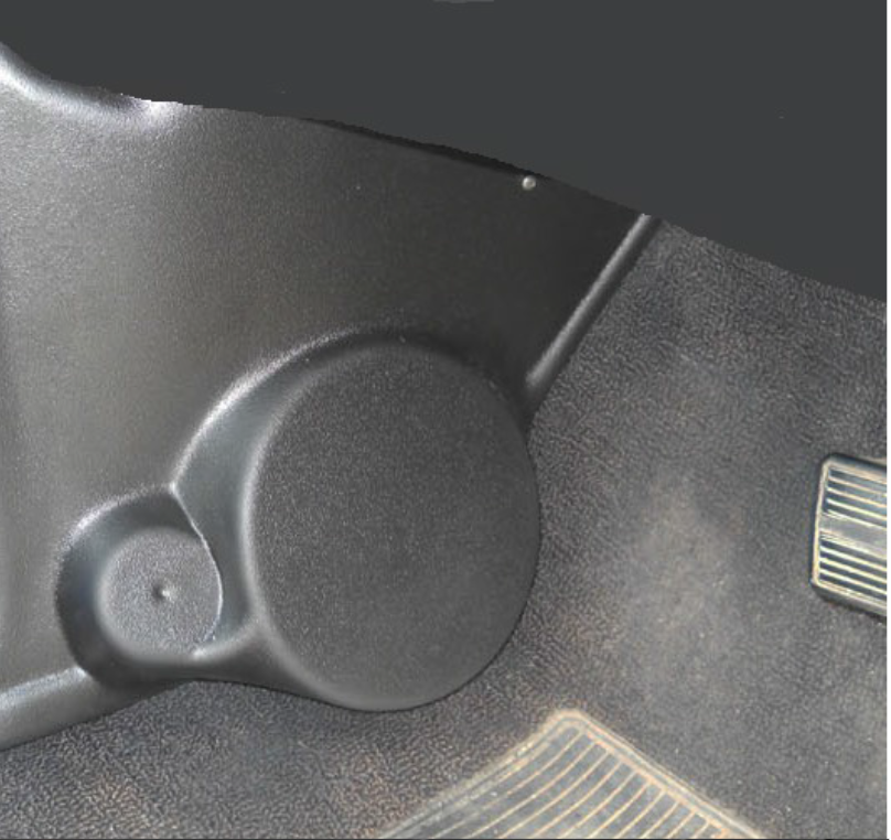 Q Logic QL-K1019C 1967–1969 Camaro and Firebird 6.5-inch kick panel enclosures