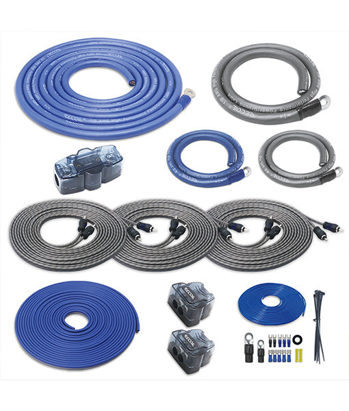 RCK0D - Complete 0 AWG Dual Amp Installation Kit