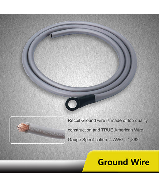RCK44 - 4 AWG 4-Channel Complete Amplifier Wiring Kit