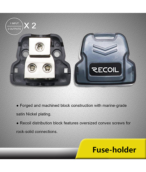 RC4D - 4 AWG Complete Dual Amp Installation Kit