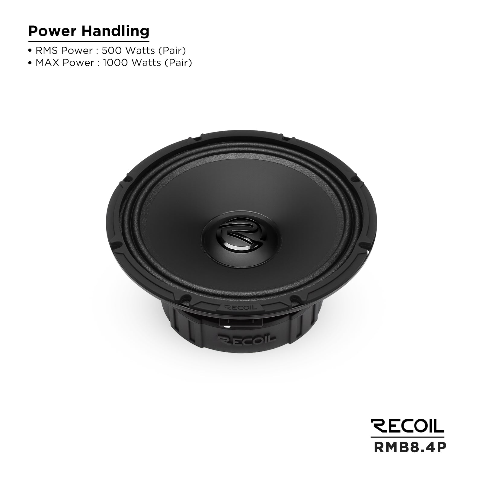 Recoil Audio RMB8-4P 8-Inch Pro Midbass Speaker