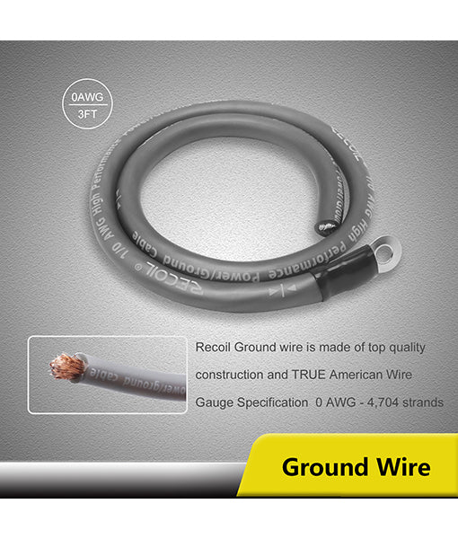 RPK0 - True 0 Gauge CCA Power Installation Wiring Kit