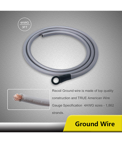 RPK4 - True 4 Gauge CCA Power Installation Wiring Kit