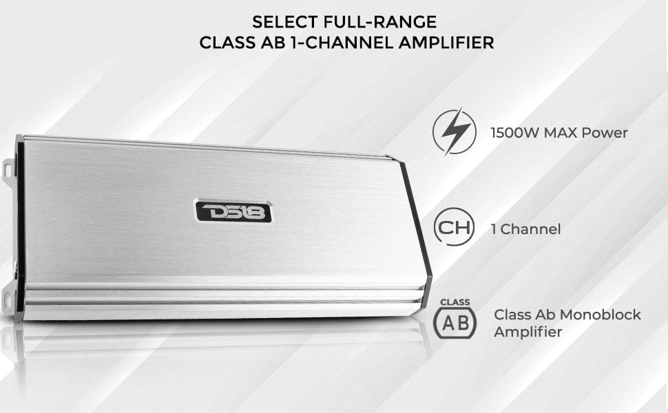 Ds18 Select S-1500.1 – Class Ab 1 Channel Monoblock