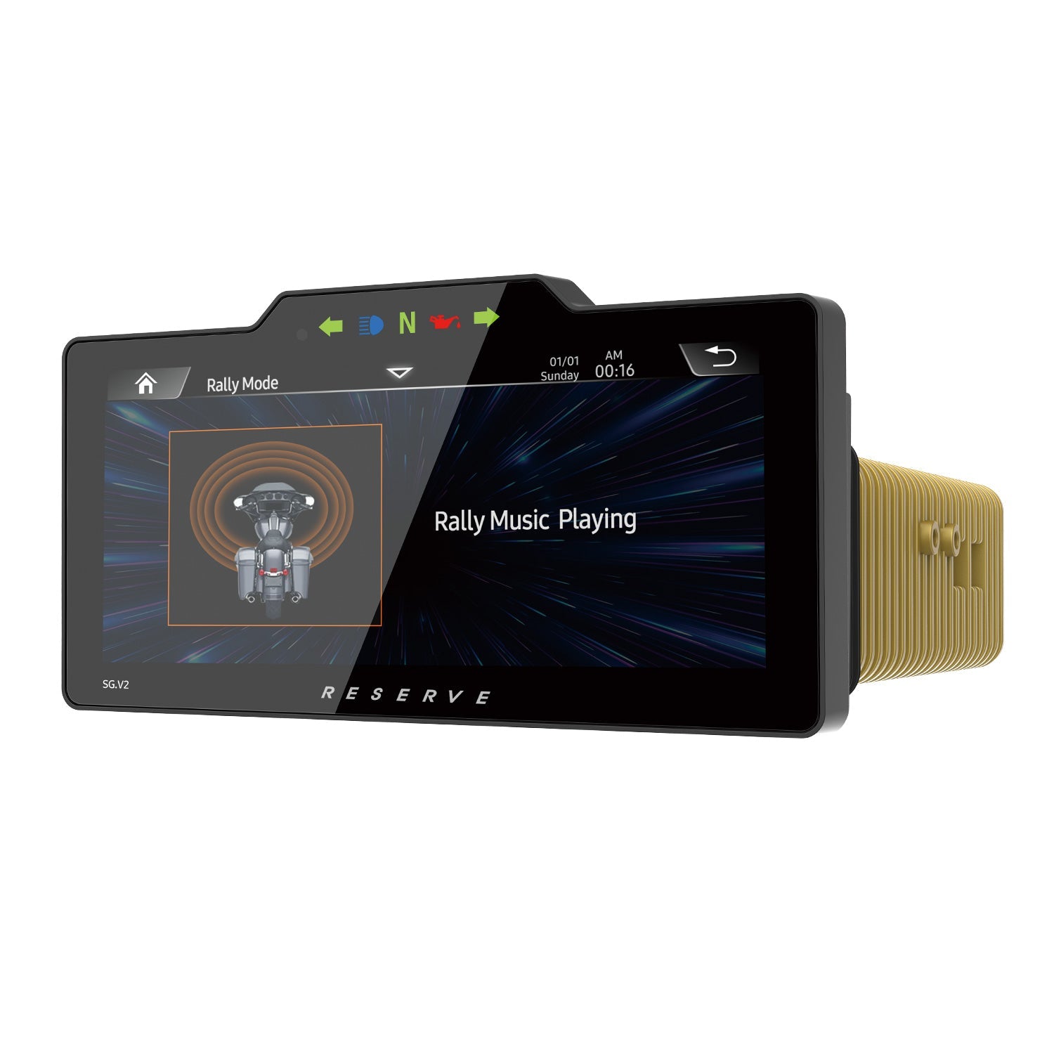 Soundstream Reserve SG-V2 Street Glide Head Unit detail view
