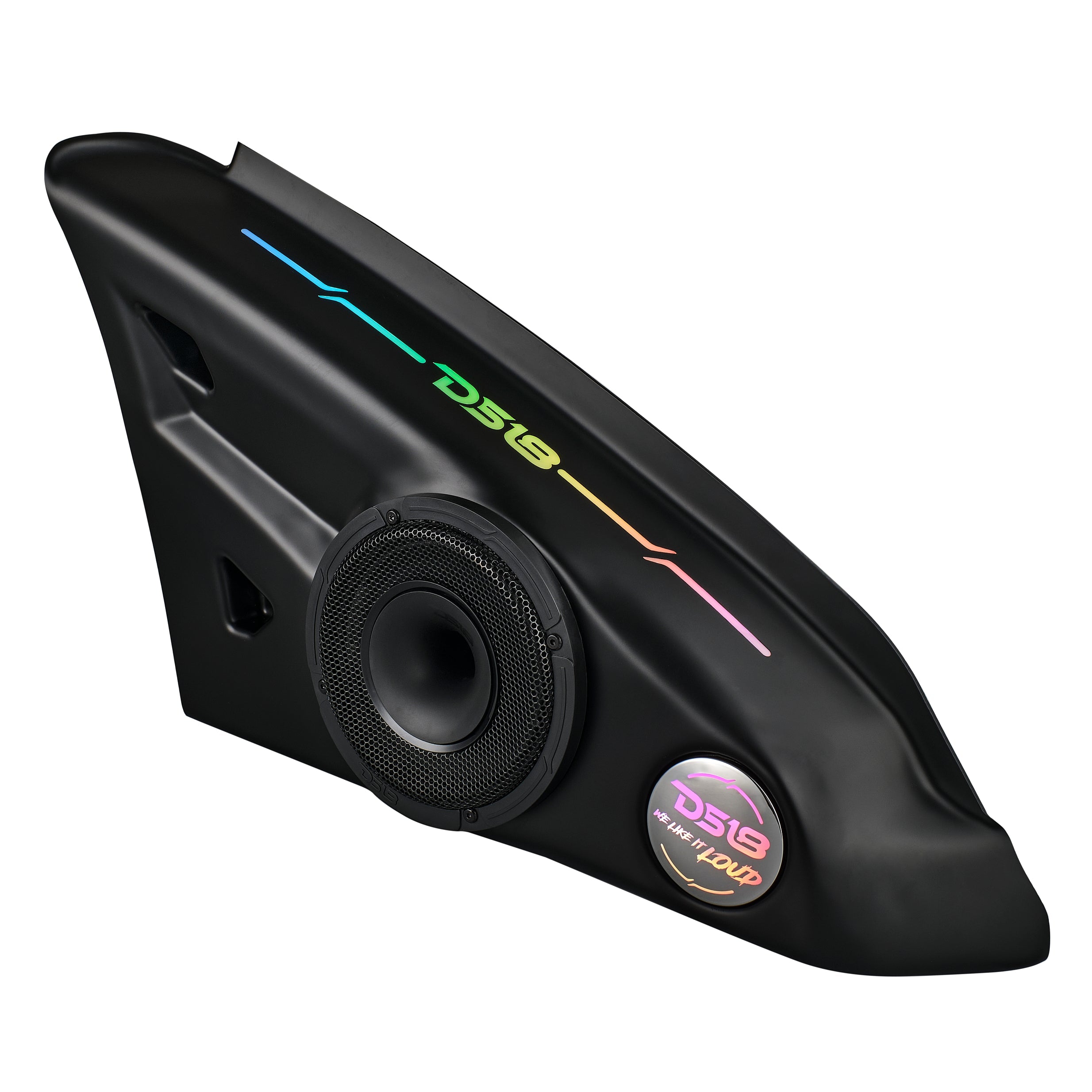 Polaris Slingshot Inside Armrest Speaker Panels Loaded | 2 x PRO-HY6.4MSL and Digital LED Lights | 2015 - Current