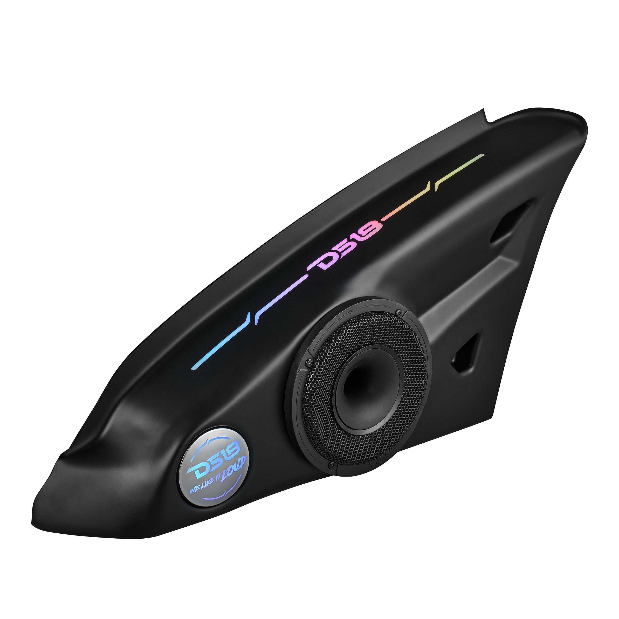 Polaris Slingshot Inside Armrest Speaker Panels Loaded | 2 x PRO-HY6.4MSL and Digital LED Lights | 2015 - Current