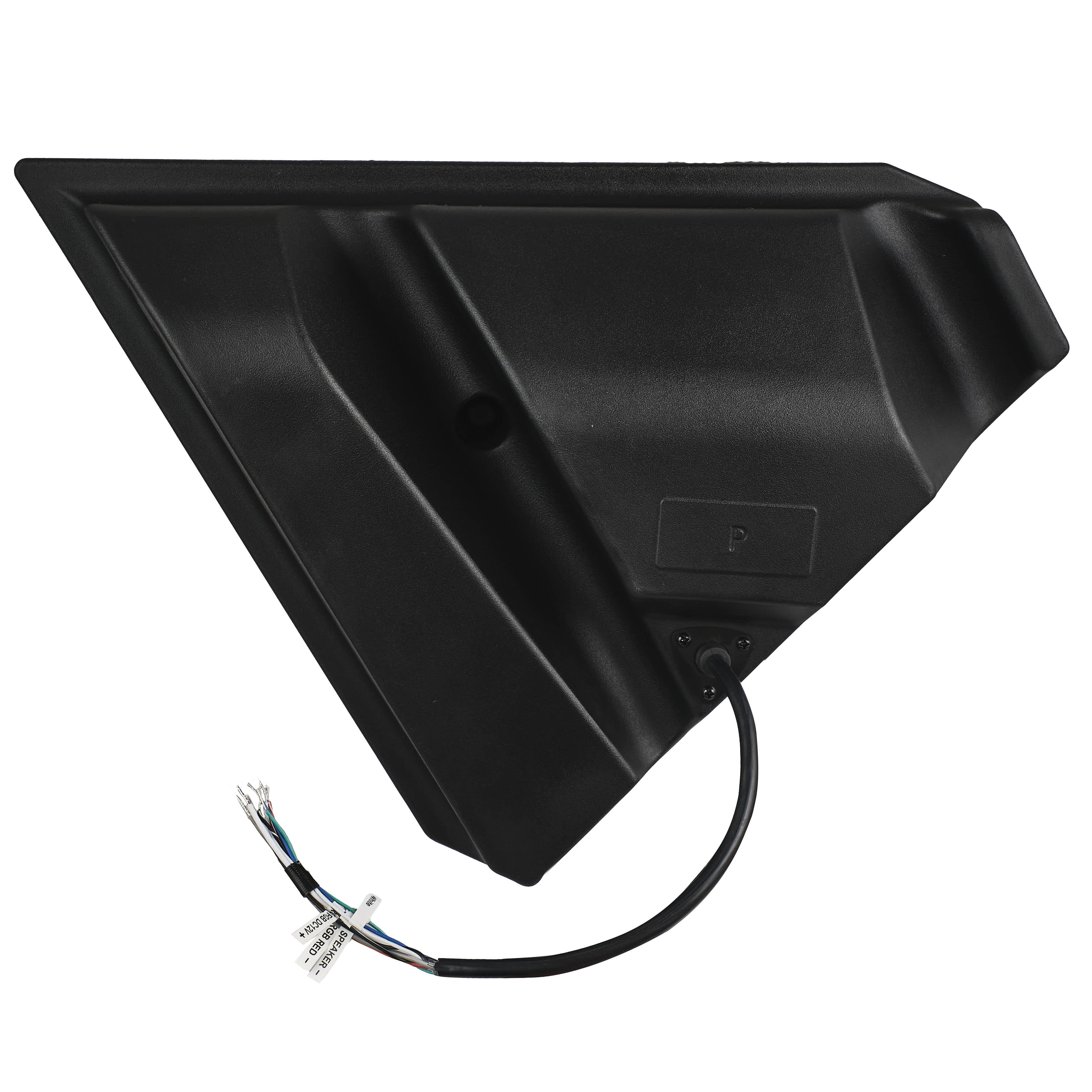 Polaris Slingshot Front Kick Empty Panel Pods With Digital LED Lights fits 2 x 6.5" Speakers and 2 x 3.8" Bullet Tweeters | 2015 - Current