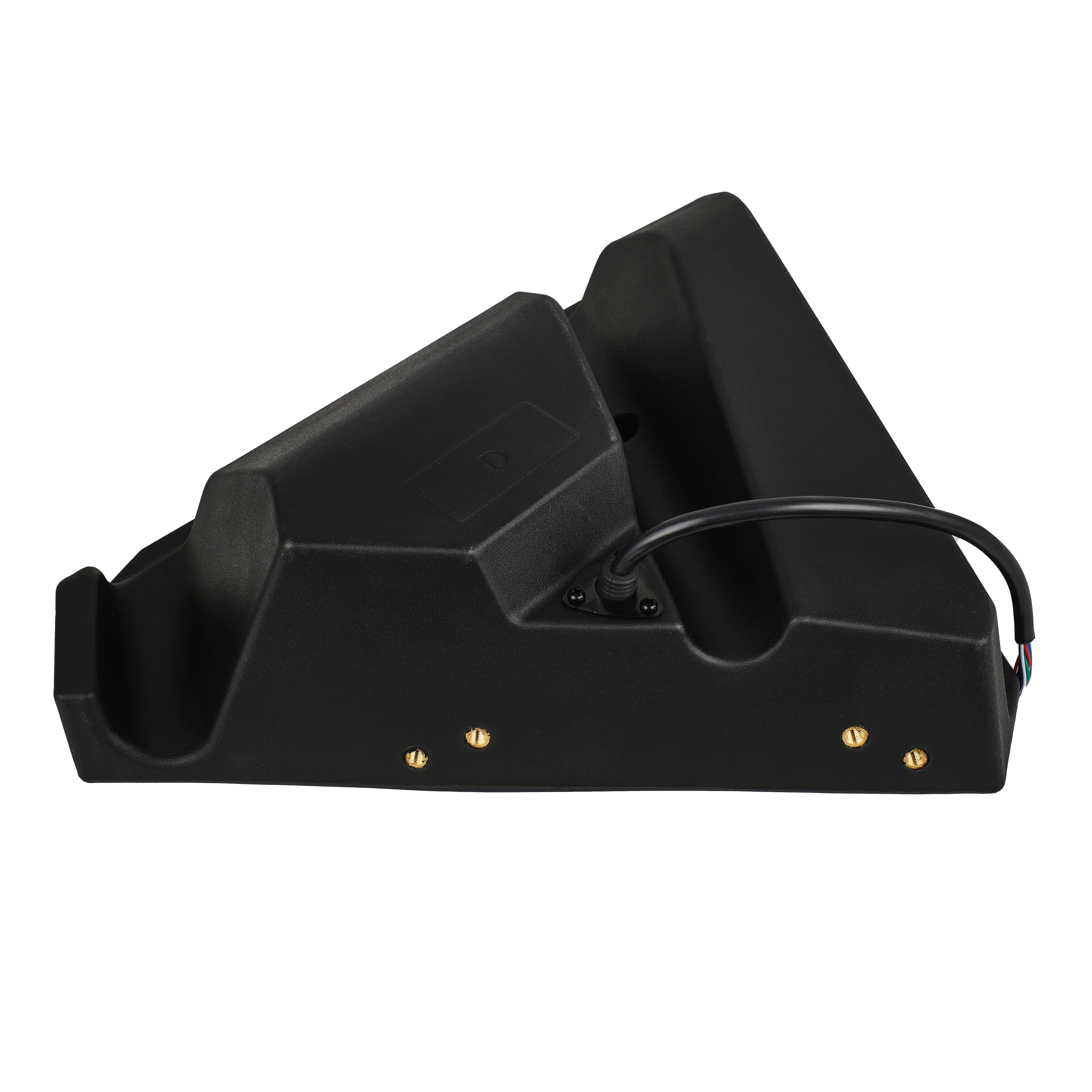 Polaris Slingshot Front Kick Empty Panel Pods With Digital LED Lights fits 2 x 6.5" Speakers and 2 x 3.8" Bullet Tweeters | 2015 - Current